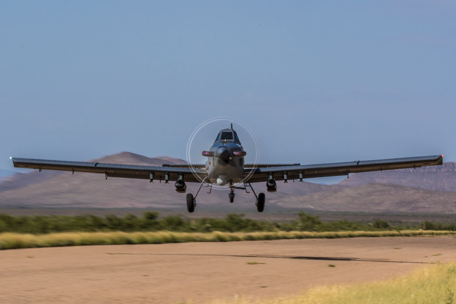 OA-X 802L Takeoff